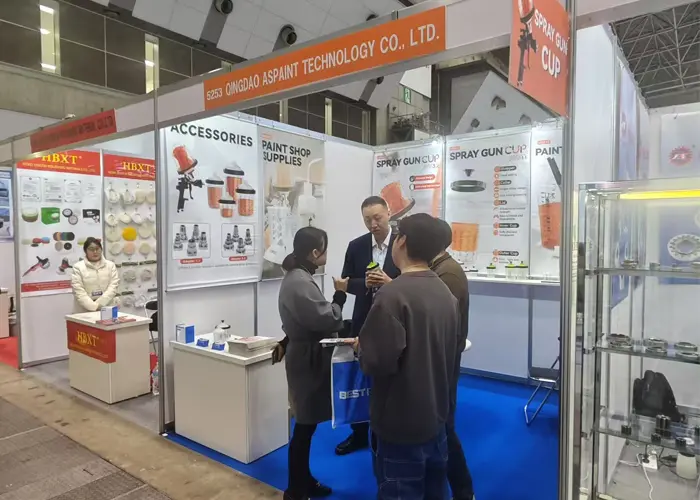 Qingdao Espant Technology Co., Ltd. Shines на Международното шоу за авточасти през 2025 г. (IAAE) с чаша за спрей пистолет.